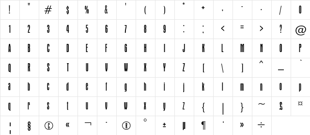 Apical-Light Regular  glyph index