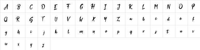 Stokyt Demo Regular  glyph index