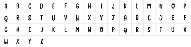 Moonfish DEMO Regular  glyph index