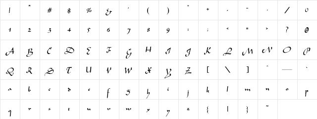 Gobi-Normal Regular  glyph index