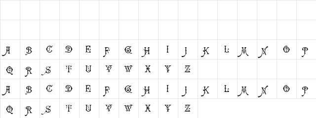 Trimmy Sans Regular  glyph index