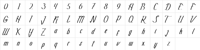 Dwallbypro Reguler  glyph index