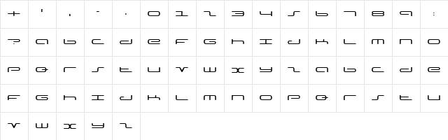 Limo Regular  glyph index