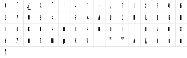 Executive Producer Regular  glyph index
