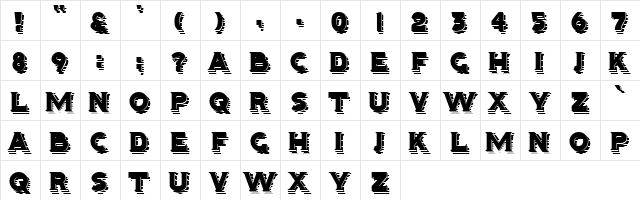 Hominis Normal  glyph index