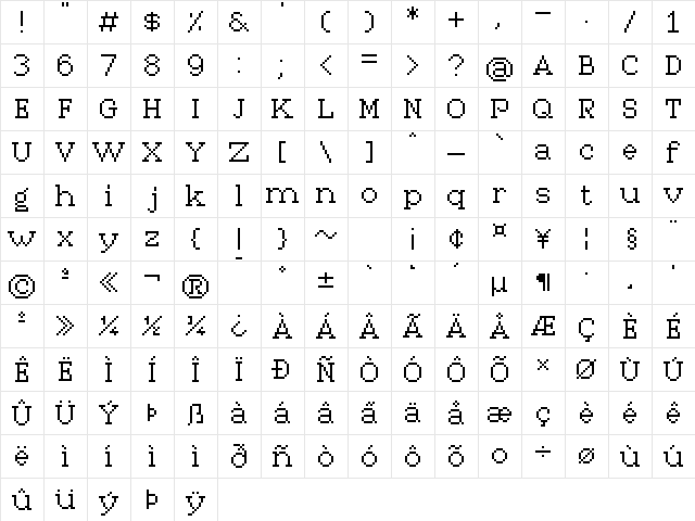 Talk-to-three-headed-monkey Regular  glyph index