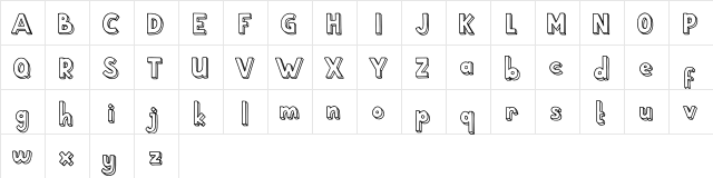 School Holic 4 School Holic 4  glyph index