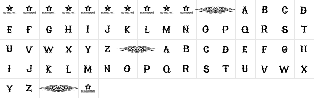 HIGH ON FIRE TRIAL  glyph index