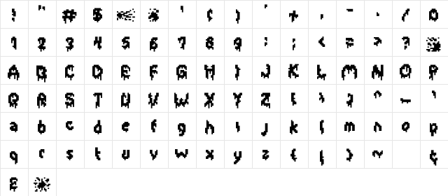 HydratingLip Medium  glyph index