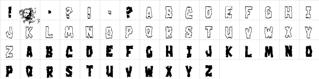 Crakoom! Normal  glyph index