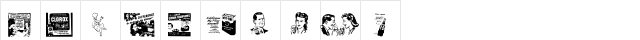 OldTimeDings Set 1 Regular  glyph index
