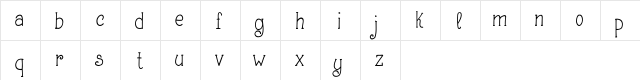 Making Lettering_DEMO Regular  glyph index
