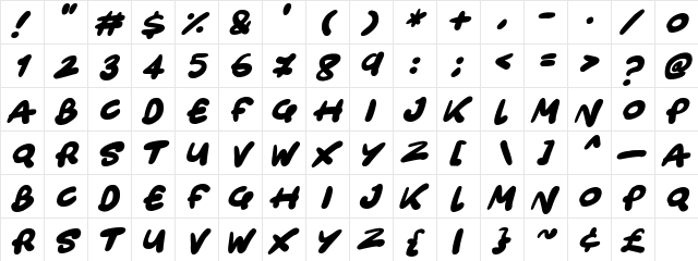 Only Organic Italic  glyph index