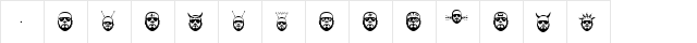 Dr. Legume Regular  glyph index