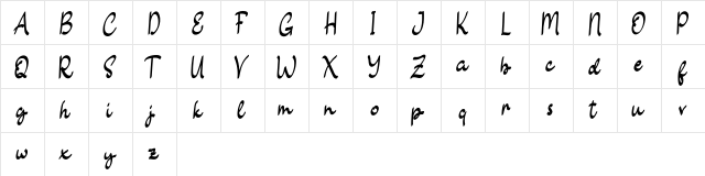 Sweetlilly FREE Regular  glyph index