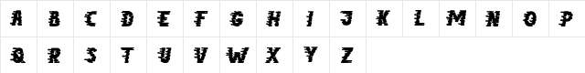 Brada Riders Brada Riders  glyph index