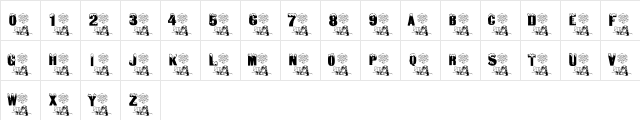 Winter Fun Regular  glyph index