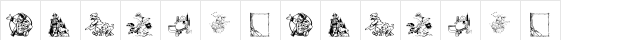 KR A Hunting We Go Regular  glyph index