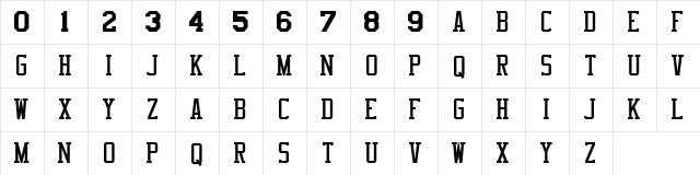 NBA Knicks Regular  glyph index