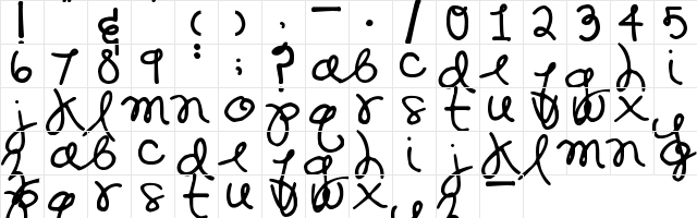 Hula Skirt Girl Regular  glyph index