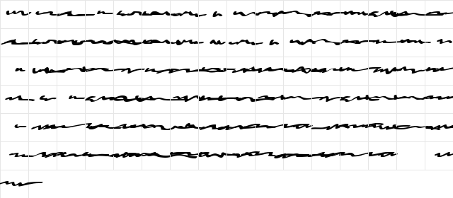 MumbleGrumble I BB Regular  glyph index