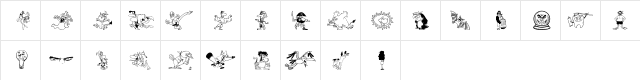 OHNO Regular  glyph index