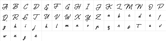 ShoutEase FREE Regular  glyph index