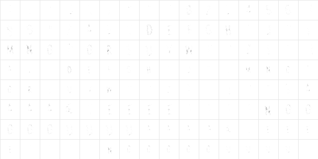 Carbon Regular  glyph index