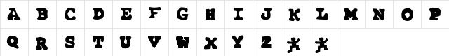 Far Away, So Close Bold  glyph index