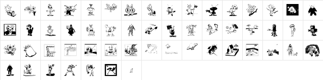 SpaceStationHokuspokus Regular  glyph index