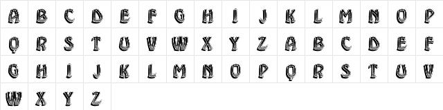 Brassica Regular  glyph index