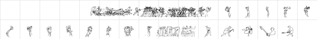 BasBayeux.04 Regular  glyph index