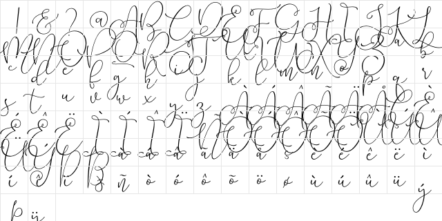 Lilypaly Regular  glyph index