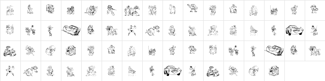 Pixar 1 Regular  glyph index