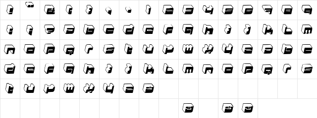 HKI Nightlife Regular  glyph index