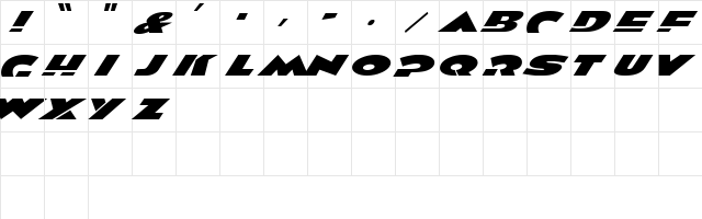 5 Radical DNA Regular  glyph index