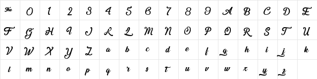 &Championship Regular  glyph index