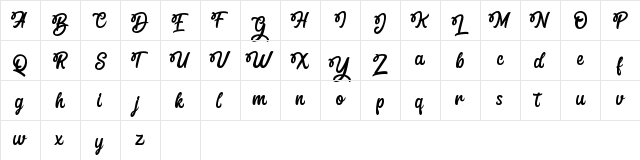 Hellosty Blast Regular  glyph index