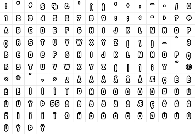 Overload Burn  glyph index