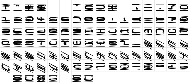 Mischstab Sugar Sweet Regular  glyph index