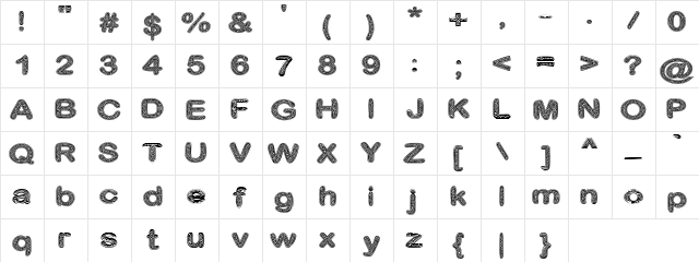 Monde De Algolina Regular  glyph index