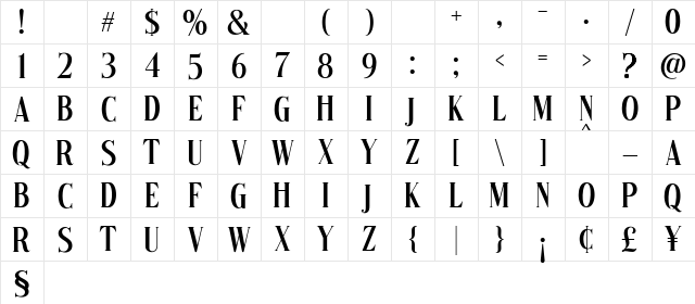 Arastin Std FREE DEMO Regular  glyph index