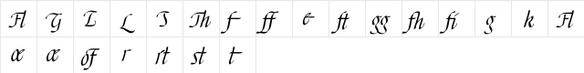 Carnegie2 Regular  glyph index