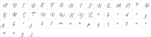 Margaritha Tropicana FREE Regular  glyph index