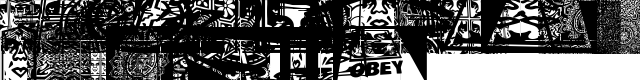 Obey3D Regular  glyph index