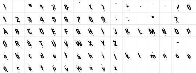Rhino 8 Regular  glyph index