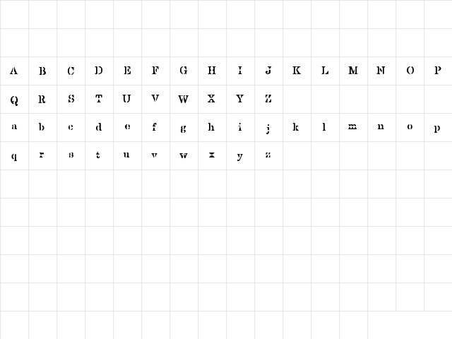 pulling strings Regular  glyph index