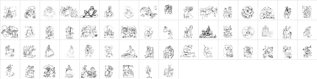 001 Once Upon a Time2 Regular  glyph index