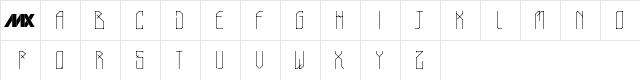 Tribo Light Regular  glyph index