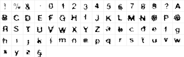 skirules-Sans Expanded Medium  glyph index